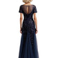 Mermaid Elegant Sequin Mother of the Brides Dresses Floor length