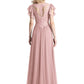 Chiffon Lace Elegant Mother of The Bride Dress Wedding Formal Gowns