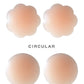 Silicone Nipple Covers - 1 Pair Women's Reusable Adhesive Invisible Pasties Nippleless Covers Round