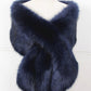 Ivory Faux Fur Stole For Women's Wedding Party Bridesmaid Bride