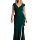 Elegant V-Neck Mother of the Bride Dresses Formal Dresses for Weddings Chiffon Women Dress