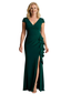 Elegant V-Neck Mother of the Bride Dresses Formal Dresses for Weddings Chiffon Women Dress