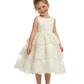 Floral Lace Tiered Flower Girl Dress Sleeveless Round Neck  Length Tulle Party Gown