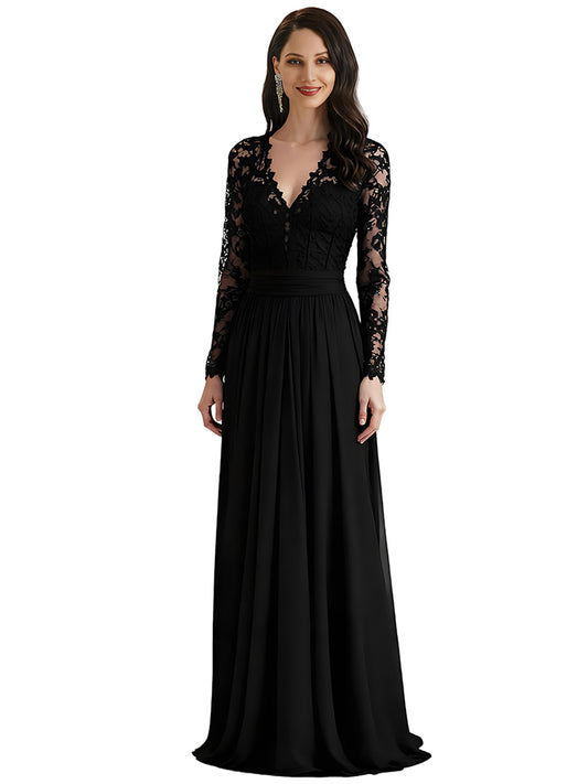 Mermaid Dresses Mother of The Bride Dresses Formal Long Sleeve Gowns Wedding