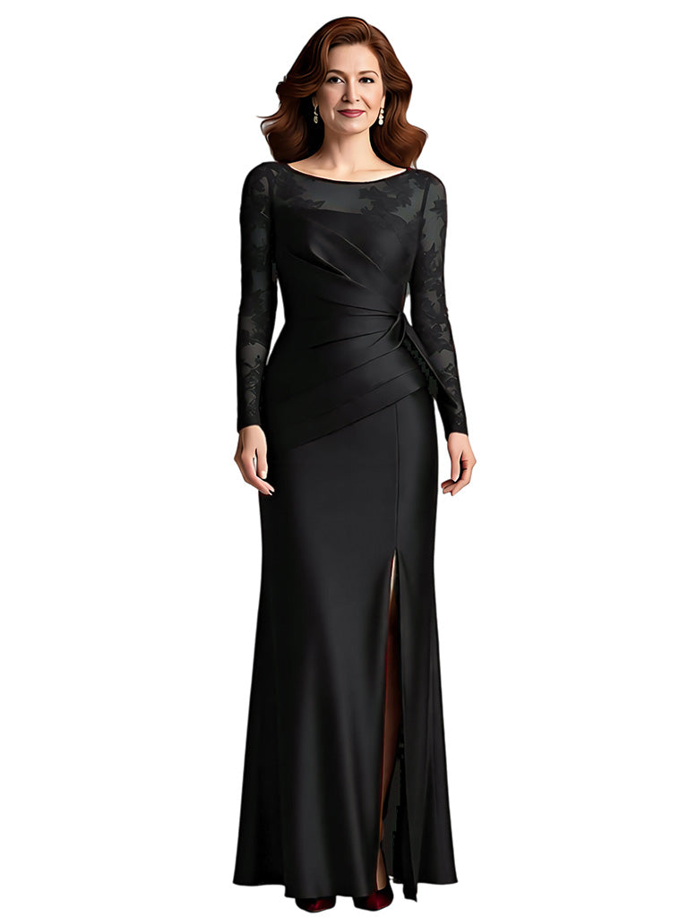 Long Lace Custom Mother of The Groom Dresses Grandmother Wedding Formal Wear Attire Elegant