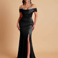 Elegant Soft Satin Mermaid Spaghetti Straps Floor-Length Mermaid Bridesmaid Dresses