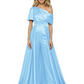 One Shoulder Mother of Bride jumpsuits Formal Gowns Floor Length Detachable Train