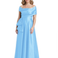 Formal Floor-Length Mother of the Bride Gown Sleeveless Satin Maxi Dress with Drape