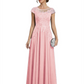 Chic Long A-Line Chiffon Mother of the Brides Dresses Sequin Mom Outfits For Wedding