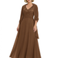 Luxury Formal Mother of Bride Dress Sparkling Sequin Top & Flowy Chiffon Skirt with Shawl
