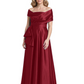 Formal Floor-Length Mother of the Bride Gown Sleeveless Satin Maxi Dress with Drape