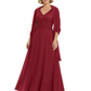 Luxury Formal Mother of Bride Dress Sparkling Sequin Top & Flowy Chiffon Skirt with Shawl