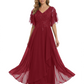 Bling Sequin Chiffon Mother of the Brides Dresses Wedding Party Gowns For Mom