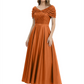 Luxury Formal Dress Sparkling Sequin Top Mother of Bride Dress Silk Satin A-Line Gowns