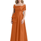 Formal Floor-Length Mother of the Bride Gown Sleeveless Satin Maxi Dress with Drape