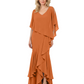 Chic Long A-Line Chiffon Mother of the Brides Dresses Sequin Mom Outfits
