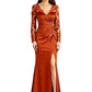 Chic V-neck Mother of The Bride Dresses Long s Formal Evening Dresses Mermaid