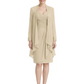 2PCS Knee Length Chiffon Mother of the Brides Dresses Short V-Neck