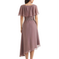 Elegant Tea-length Gown Trending 2026 Styles with Asymmetric Hem