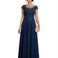 Chic Long A-Line Chiffon Mother of the Brides Dresses Sequin Mom Outfits For Wedding
