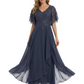 Bling Sequin Chiffon Mother of the Brides Dresses Wedding Party Gowns For Mom