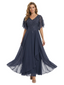 Bling Sequin Chiffon Mother of the Brides Dresses Wedding Party Gowns For Mom