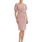 Chic Knee-Length Mother of Bride Formal Dress Slimming Chiffon Styles for Wedding Guest