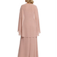 Floor Length Chiffon Mother of the Brides Dresses Wedding Party Gowns For Mom