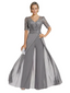V-Neck Chiffon Mother of the Brides Jumpsuits Dresses Floor Length A-Line Lace