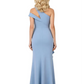 Modern Mother of Bride Dresses 2026 Asymmetric Neckline Ruffle Slit Gown