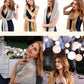 Sparkling Metallic Shawls and Wraps with Buckle for Evening Party Dresses Wedding Party