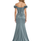 Elegant Mother of the Groom Dresses Mermaid Satin Formal Gown High Slit