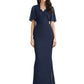 Elegant V-Neck Mother of The Bride Groom Dresses Lace Wedding Formal Gowns