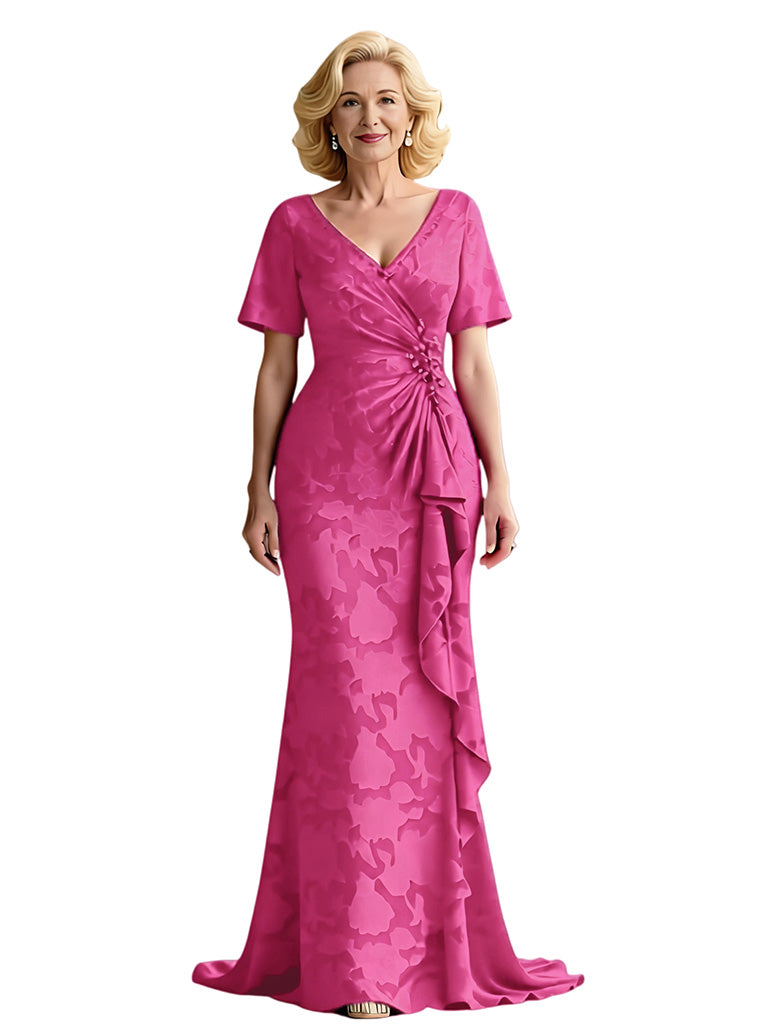 Mermaid Custom Fit Mother of The Groom Dresses Wedding Evening Mother Outfits