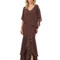 Chic Long A-Line Chiffon Mother of the Brides Dresses Sequin Mom Outfits