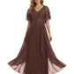 Bling Sequin Chiffon Mother of the Brides Dresses Wedding Party Gowns For Mom