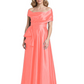 Formal Floor-Length Mother of the Bride Gown Sleeveless Satin Maxi Dress with Drape