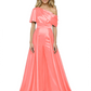 One Shoulder Mother of Bride jumpsuits Formal Gowns Floor Length Detachable Train