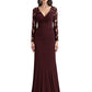 V-Neck Plus Size Mermaid Dresses Mother of The Groom Dresses Long Formal Mermaid