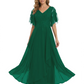 Bling Sequin Chiffon Mother of the Brides Dresses Wedding Party Gowns For Mom