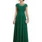 Chic Long A-Line Chiffon Mother of the Brides Dresses Sequin Mom Outfits For Wedding