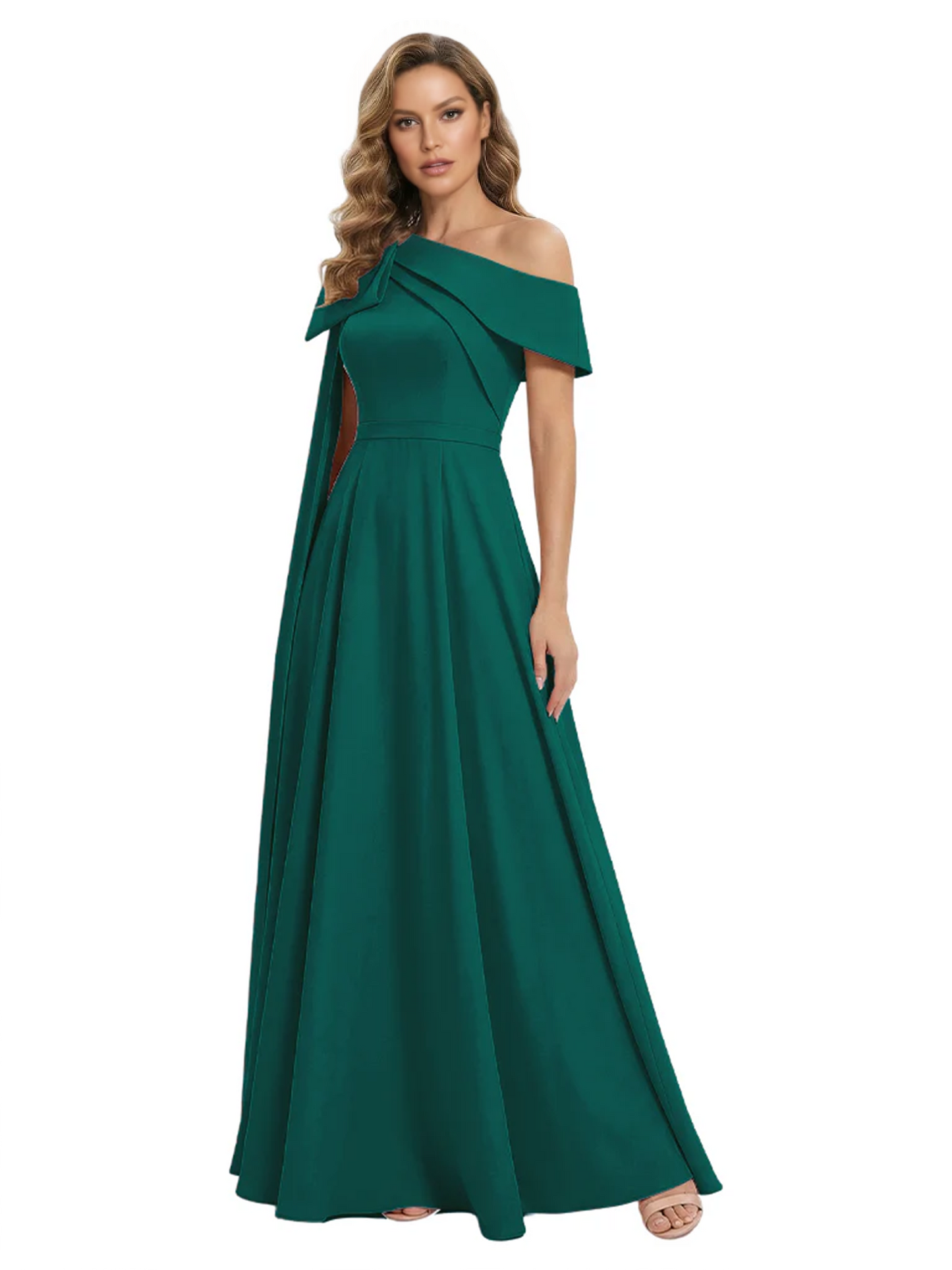 One Shoulder Elegant Mother of the Brides Dresses Mom Outfits Wedding Party