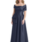 Formal Floor-Length Mother of the Bride Gown Sleeveless Satin Maxi Dress with Drape