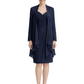 2PCS Knee Length Chiffon Mother of the Brides Dresses Short V-Neck