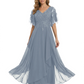 Bling Sequin Chiffon Mother of the Brides Dresses Wedding Party Gowns For Mom