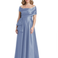 Formal Floor-Length Mother of the Bride Gown Sleeveless Satin Maxi Dress with Drape