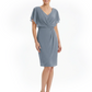 Chic Knee-Length Mother of Bride Formal Dress Slimming Chiffon Styles for Wedding Guest