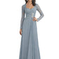 Chiffon A-Line Lace Mother of The Bride Dresses Long Formal Evening Dresses