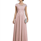 Chic Long A-Line Chiffon Mother of the Brides Dresses Sequin Mom Outfits For Wedding