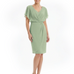 Chic Knee-Length Mother of Bride Formal Dress Slimming Chiffon Styles for Wedding Guest
